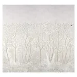 BRINDILLE GOLDEN ACCENTED PANEL SET - ALABASTER Schumacher W BRINDILLE GOLDEN ACCENTED PANEL SET ALABASTER Schumacher Wallpaper wallpaper - SKU 5010924