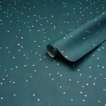 BRINDILLE STARRY SKY PEACOCK Schumacher Wallpaper wallpaper - SKU 5017120