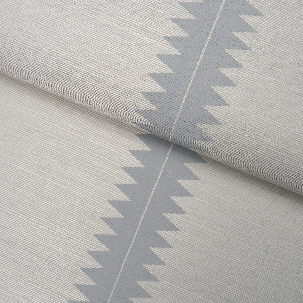 BRISTLE STRIPE SISAL DOVE Schumacher Wallpaper wallpaper - SKU 5016741
