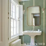 BRISTLE STRIPE SISAL SEAGLASS Schumacher Wallpaper wallpaper - SKU 5016742