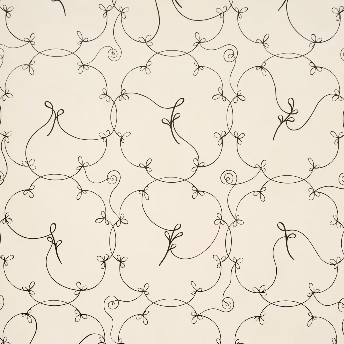 BRODERIE BLACK & IVORY Schumacher Wallpaper wallpaper - SKU 5017852
