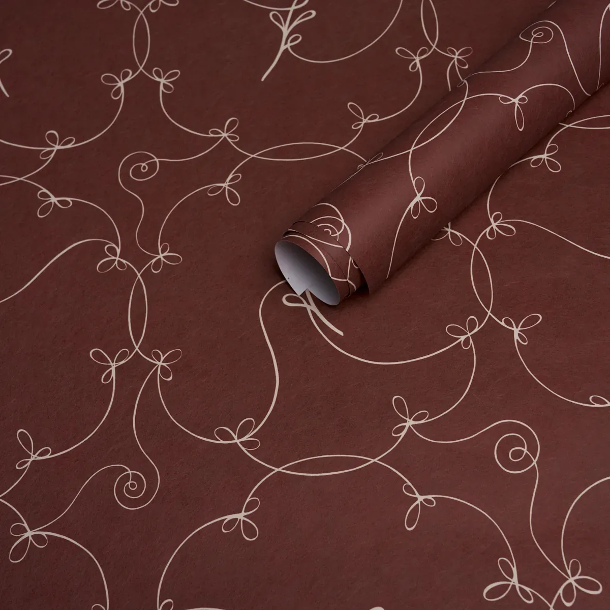 BRODERIE BORDEAUX Schumacher Wallpaper wallpaper - SKU 5017850
