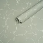 BRODERIE COOL GREEN Schumacher Wallpaper wallpaper - SKU 5017851