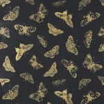 BURNELL BUTTERFLY BLACK Schumacher Wallpaper wallpaper - SKU 5011742