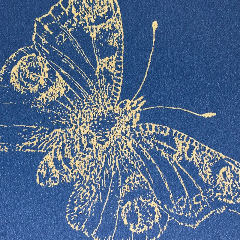 BURNELL BUTTERFLY BLUE Schumacher Wallpaper wallpaper - SKU 5011741
