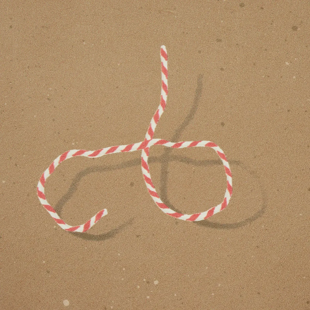 BUTCHER STRING - RED AND WHITE ON BROWN Schumacher Wallpaper BUTCHER STRING RED AND WHITE ON BROWN Schumacher Wallpaper wallpaper - SKU 5014471