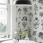 CABOT BOTANICAL LARGE IVORY Schumacher Wallpaper wallpaper - SKU 5010640