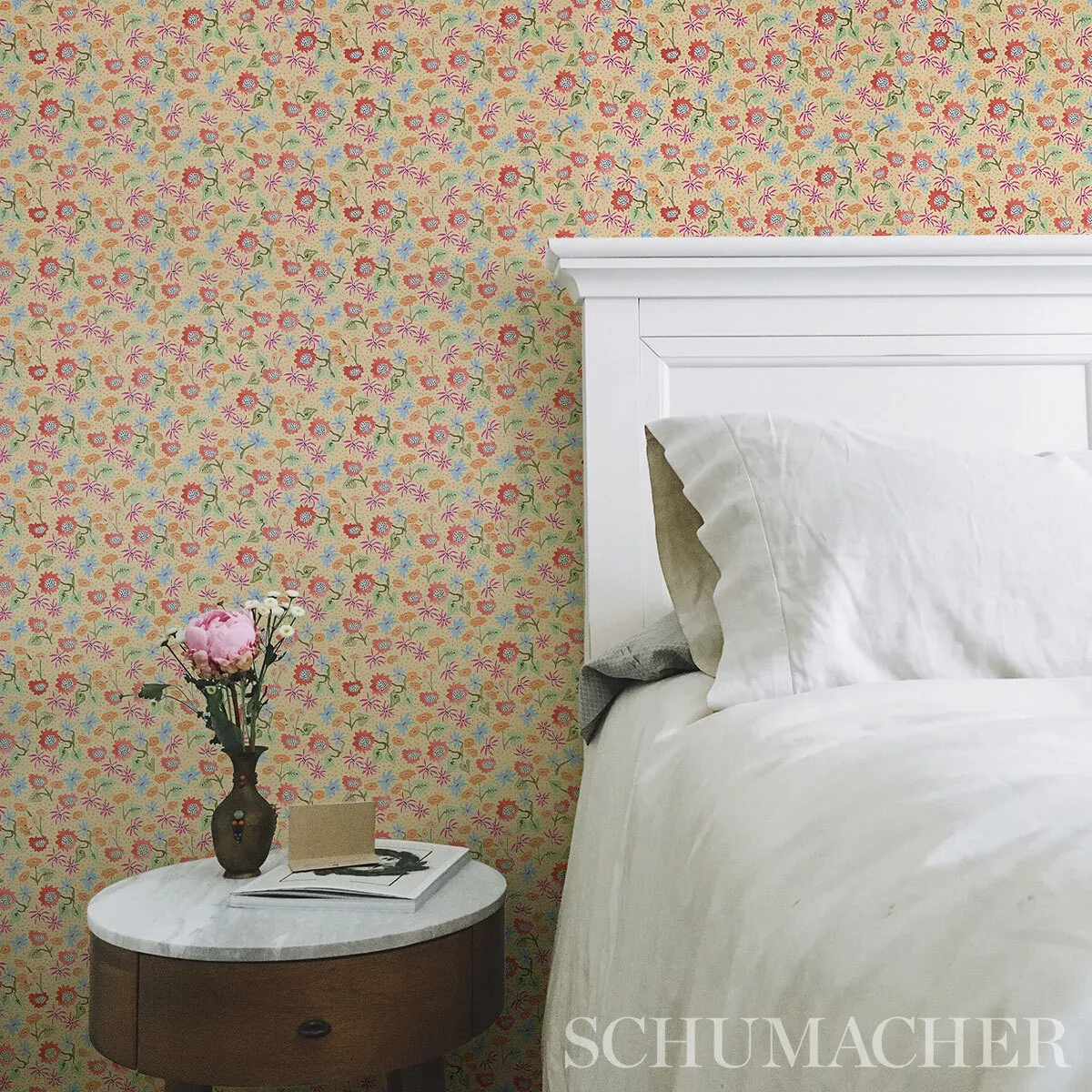 CALICO - GIVERNY Schumacher Wallpaper | Wallpaper Twins CALICO GIVERNY Schumacher Wallpaper wallpaper - SKU 5013501