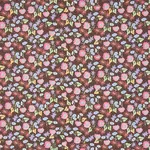 CALICO MULTI ON BROWN Schumacher Wallpaper wallpaper - SKU 5013502