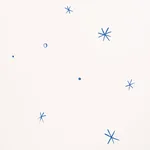 CALISTO IVORY & COBALT Schumacher Wallpaper wallpaper - SKU 5009420