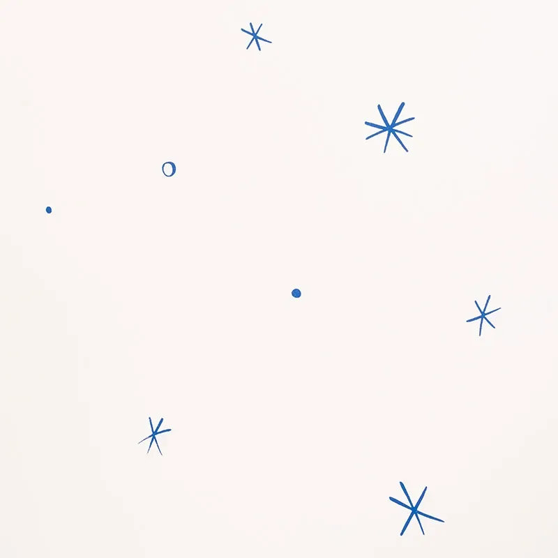 CALISTO IVORY & COBALT Schumacher Wallpaper wallpaper - SKU 5009420