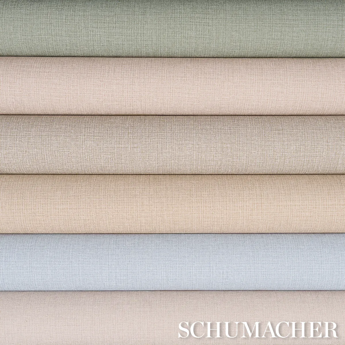 CAMPAGNE LINEN VINYL - CHAMBRAY Schumacher Wallpaper | Wallp CAMPAGNE LINEN VINYL CHAMBRAY Schumacher Wallpaper wallpaper - SKU 5017525