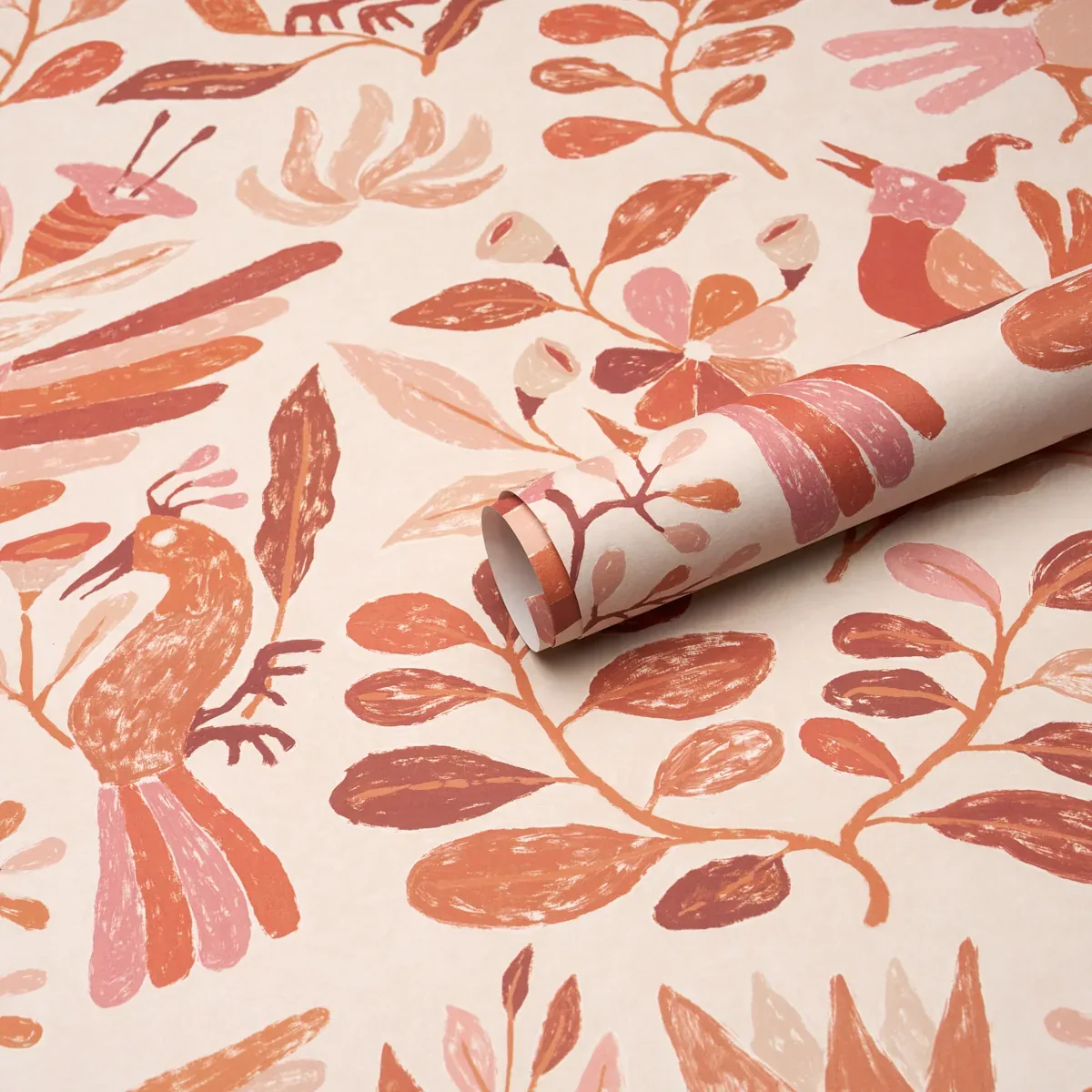 CANOPY TERRACOTTA Schumacher Wallpaper wallpaper - SKU 5014832
