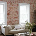 CANOPY TERRACOTTA Schumacher Wallpaper wallpaper - SKU 5014832