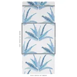 CANYON FERNS - LAGOON Schumacher Wallpaper | Wallpaper Twins CANYON FERNS LAGOON Schumacher Wallpaper wallpaper - SKU 5012620