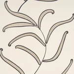 CATERPILLAR LEAF - BLACK AND CREAM Schumacher Wallpaper | Wa CATERPILLAR LEAF BLACK AND CREAM Schumacher Wallpaper wallpaper - SKU 5014530