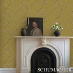 CATERPILLAR LEAF - MEADOW GREEN Schumacher Wallpaper | Wallp CATERPILLAR LEAF MEADOW GREEN Schumacher Wallpaper wallpaper - SKU 5014531
