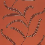 CATERPILLAR LEAF - TOMATO Schumacher Wallpaper | Wallpaper T CATERPILLAR LEAF TOMATO Schumacher Wallpaper wallpaper - SKU 5014532