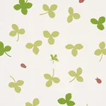 CELIA CLOVER - IVORY Schumacher Wallpaper | Wallpaper Twins CELIA CLOVER IVORY Schumacher Wallpaper wallpaper - SKU 5016770