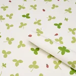 CELIA CLOVER - IVORY Schumacher Wallpaper | Wallpaper Twins CELIA CLOVER IVORY Schumacher Wallpaper wallpaper - SKU 5016770