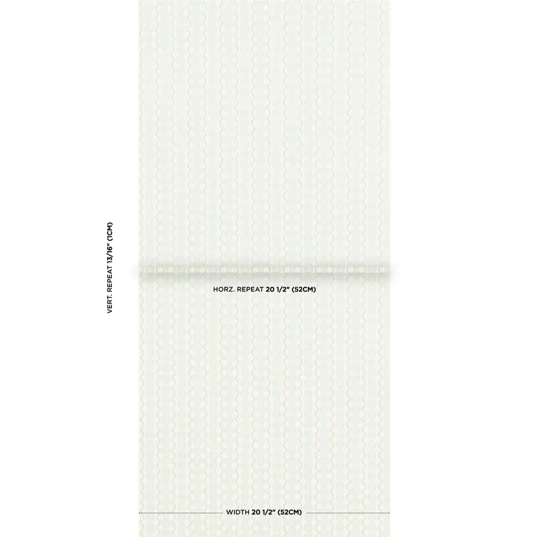Schumacher CENTIPEDE STRIPE wallpaper, color ICING BLUE, SKU 5015070