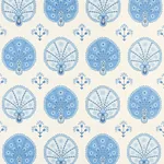 CHAMBA CROWN SISAL - BLUE Schumacher Wallpaper | Wallpaper T CHAMBA CROWN SISAL BLUE Schumacher Wallpaper wallpaper - SKU 5012282