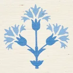 CHAMBA CROWN SISAL - BLUE Schumacher Wallpaper | Wallpaper T CHAMBA CROWN SISAL BLUE Schumacher Wallpaper wallpaper - SKU 5012282
