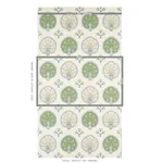 CHAMBA CROWN SISAL - GREEN Schumacher Wallpaper | Wallpaper CHAMBA CROWN SISAL GREEN Schumacher Wallpaper wallpaper - SKU 5012280