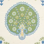 CHAMBA CROWN SISAL - GREEN Schumacher Wallpaper | Wallpaper CHAMBA CROWN SISAL GREEN Schumacher Wallpaper wallpaper - SKU 5012280