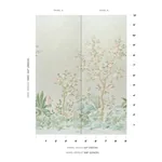 CHARLOTTE'S GARDEN 2 PANEL SET CELADON Schumacher Wallpaper wallpaper - SKU 5017551