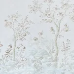 CHARLOTTE'S GARDEN 2 PANEL SET PERIWINKLE Schumacher Wallpaper wallpaper - SKU 5017552