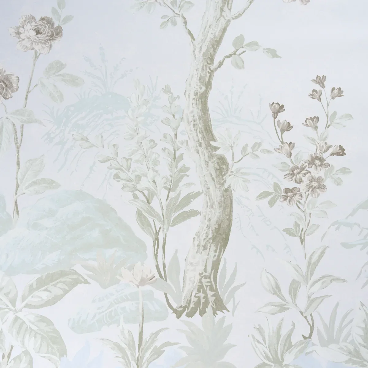 CHARLOTTE'S GARDEN 2 PANEL SET PERIWINKLE Schumacher Wallpaper wallpaper - SKU 5017552