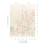 CHARLOTTE'S GARDEN 2 PANEL SET PETAL Schumacher Wallpaper wallpaper - SKU 5017550