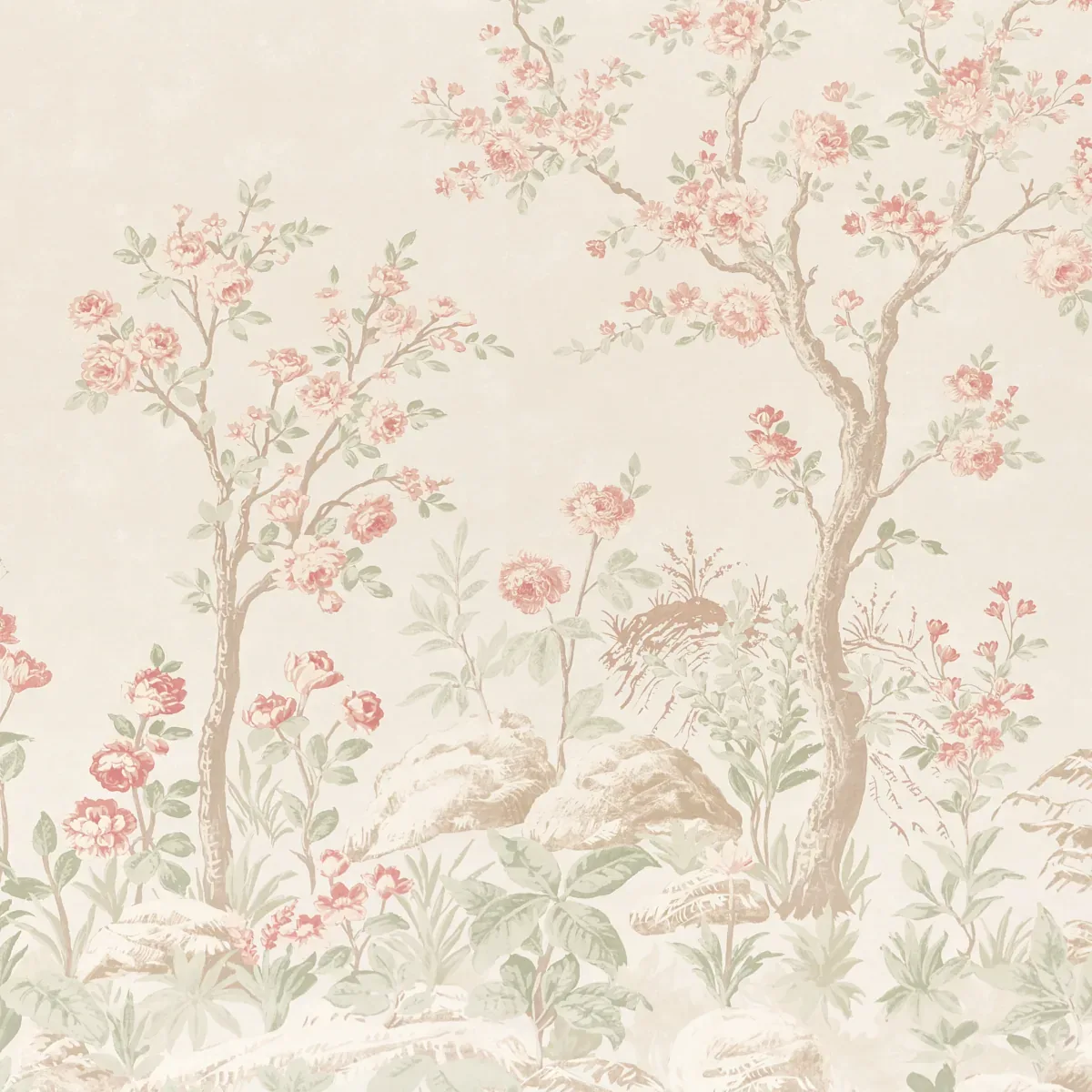 CHARLOTTE'S GARDEN 2 PANEL SET PETAL Schumacher Wallpaper wallpaper - SKU 5017550