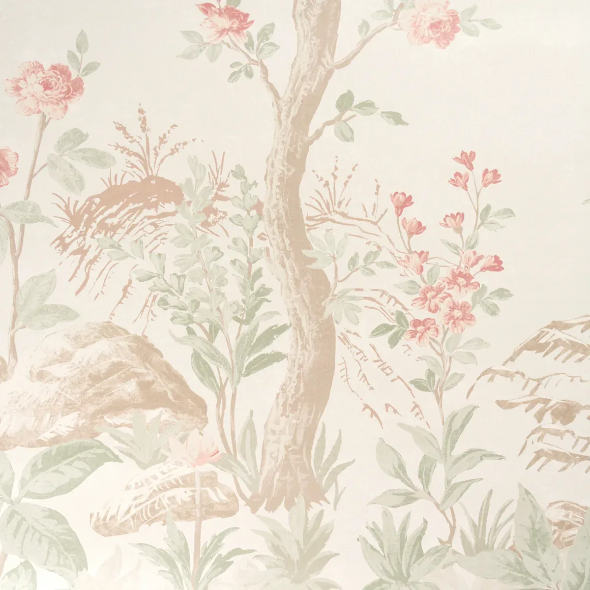 CHARLOTTE'S GARDEN 2 PANEL SET PETAL Schumacher Wallpaper wallpaper - SKU 5017550