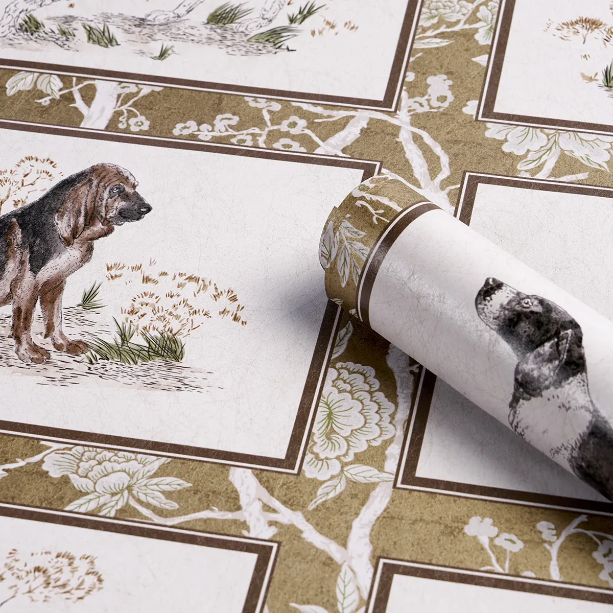 Schumacher CHASER’S LEGACY METALLIC - GOLD METALLIC Wallpaper | Buy Online Schumacher CHASER’S LEGACY METALLIC wallpaper, color GOLD METALLIC, SKU 5016050