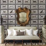 Schumacher CHASER’S LEGACY - SLATE Wallpaper | Buy Online Schumacher CHASER’S LEGACY wallpaper, color SLATE, SKU 5016080