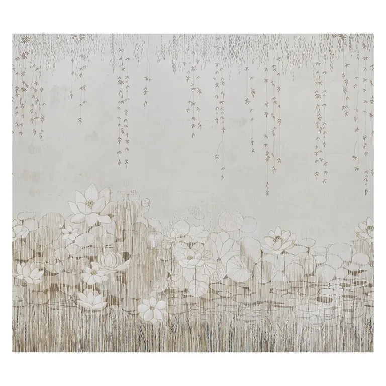 Schumacher CHATOYANT PANEL SET wallpaper, color BLUSH, SKU 5010890