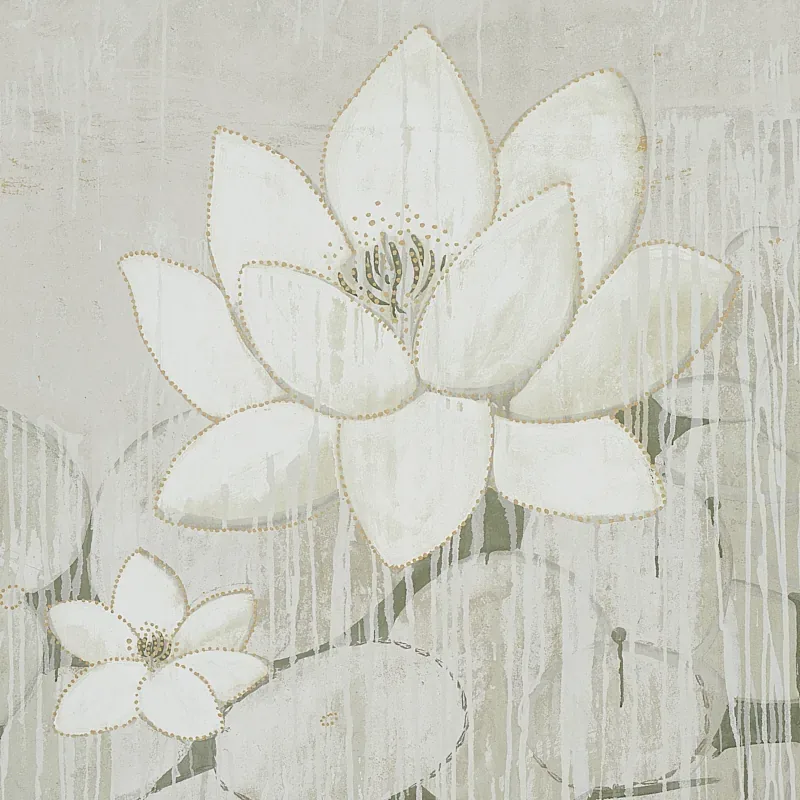 CHATOYANT PANEL SET - LEAF Schumacher Wallpaper | Wallpaper CHATOYANT PANEL SET LEAF Schumacher Wallpaper wallpaper - SKU 5010891