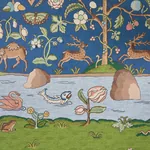 CHAUCER'S FOREST PANEL SET - SLATE Schumacher Wallpaper | Wa CHAUCER'S FOREST PANEL SET SLATE Schumacher Wallpaper wallpaper - SKU 5013292