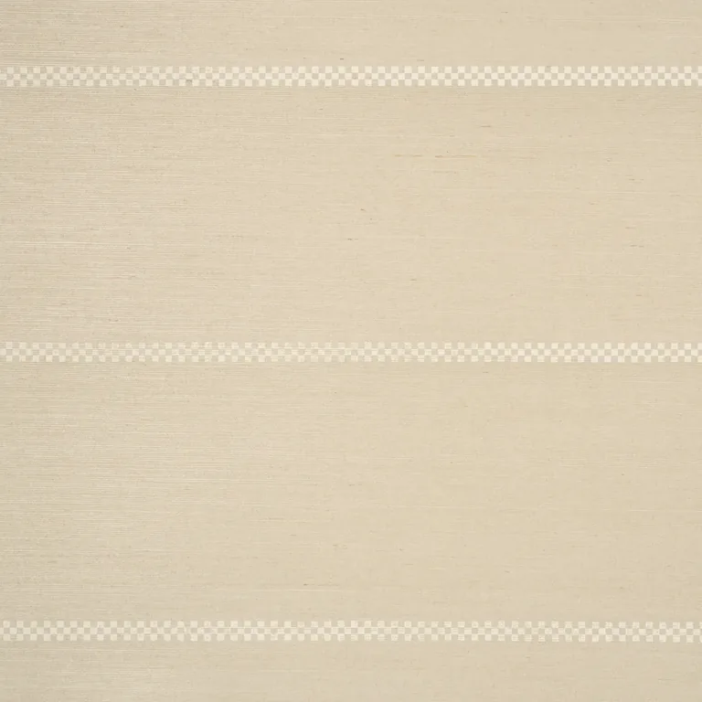 Schumacher CHECKERED STRIPE SISAL wallpaper