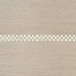 CHECKERED STRIPE SISAL FLAX Schumacher Wallpaper wallpaper - SKU 5016750