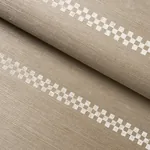 CHECKERED STRIPE SISAL FLAX Schumacher Wallpaper wallpaper - SKU 5016750