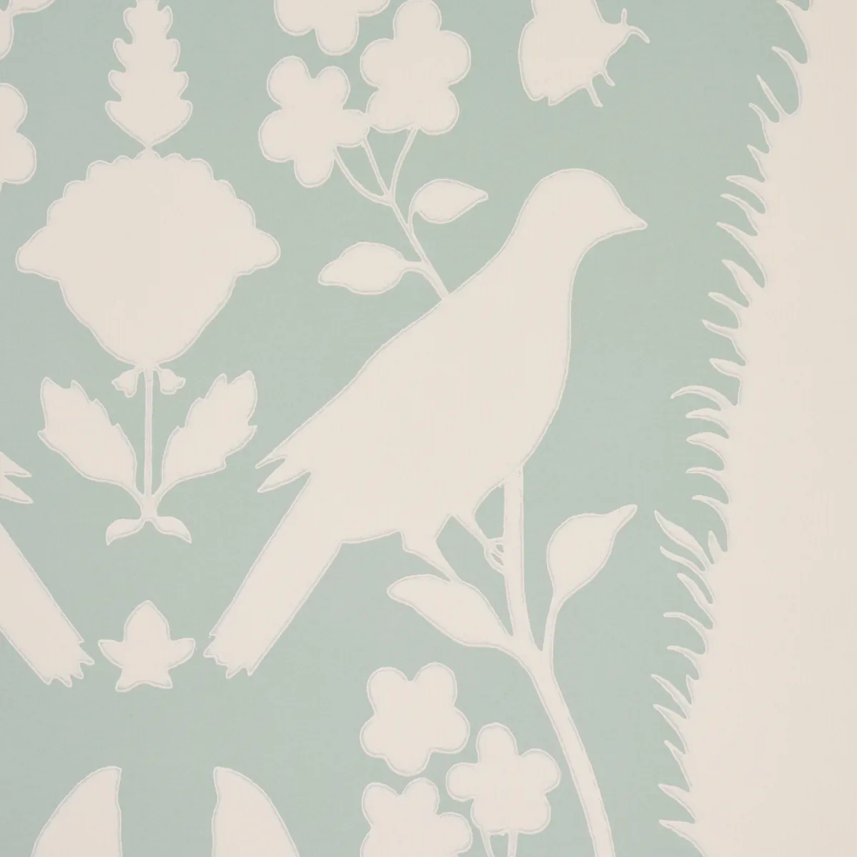 CHENONCEAU AQUAMARINE Schumacher Wallpaper wallpaper - SKU 5004122