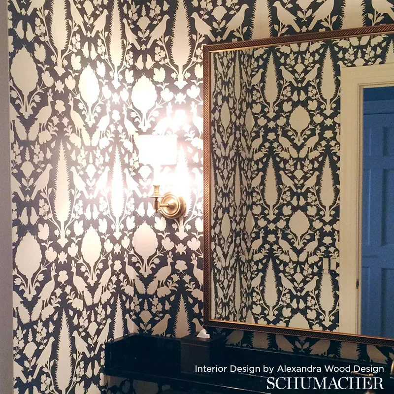 CHENONCEAU BUTTERCUP Schumacher Wallpaper wallpaper - SKU 5004126