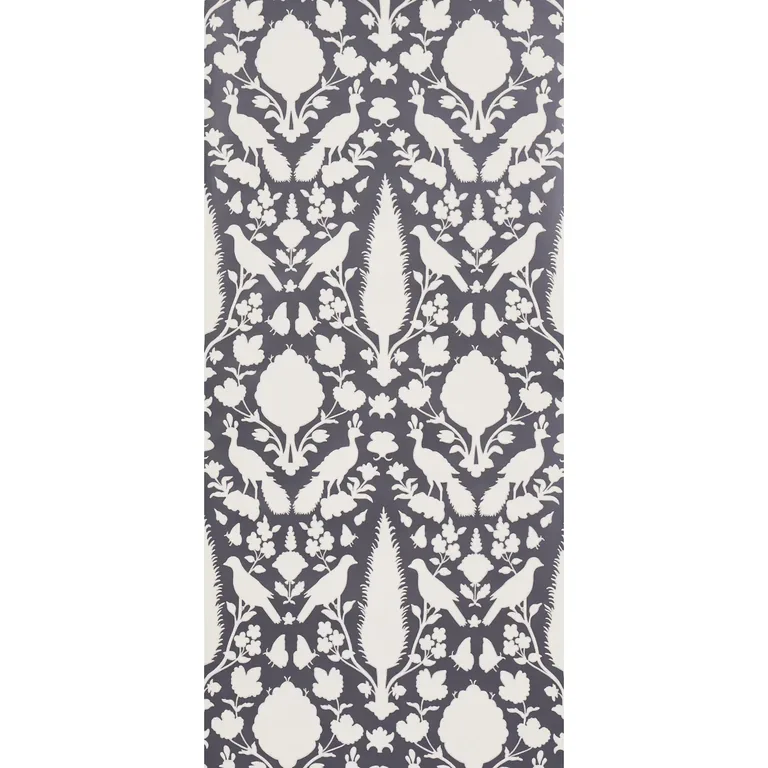 Schumacher CHENONCEAU wallpaper, color CHARCOAL, SKU 5004123