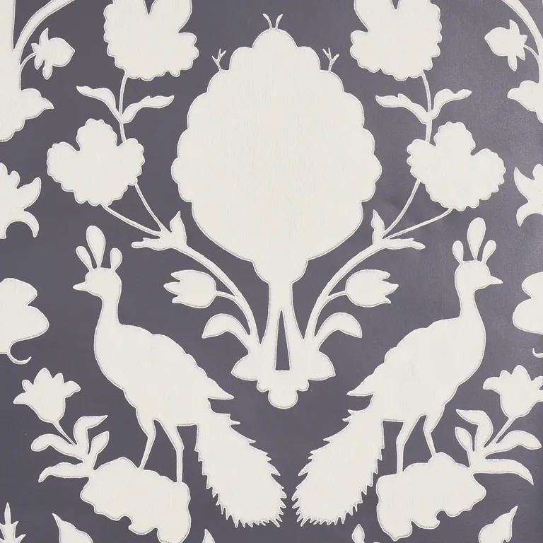 Schumacher CHENONCEAU wallpaper, color CHARCOAL, SKU 5004123