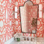 CHENONCEAU CORAL Schumacher Wallpaper wallpaper - SKU 5004125