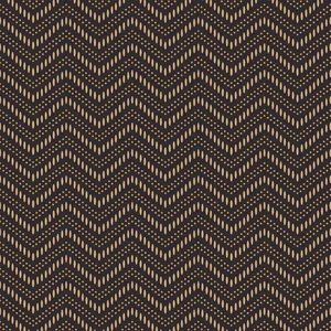 Schumacher CHEVRON DOTS wallpaper, color BROWN AND GOLD, SKU 6482