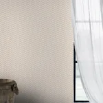 CHEVRON DOTS PEARL Schumacher Wallpaper wallpaper - SKU 6485